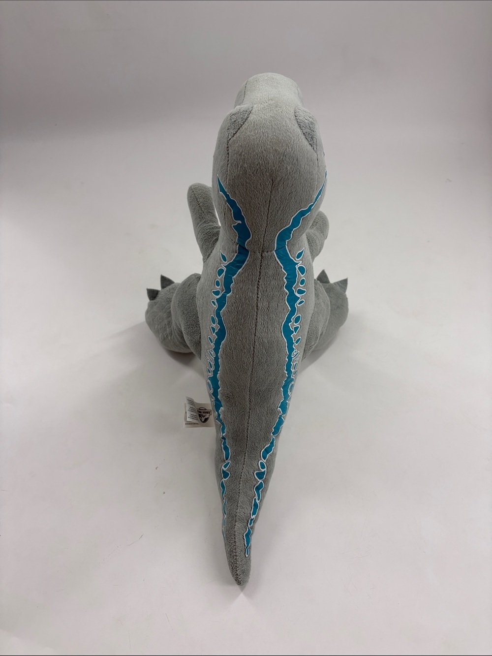 Gray Dino Plush Stuffed Animal - Soft Kids Toy - Picture 2 of 6